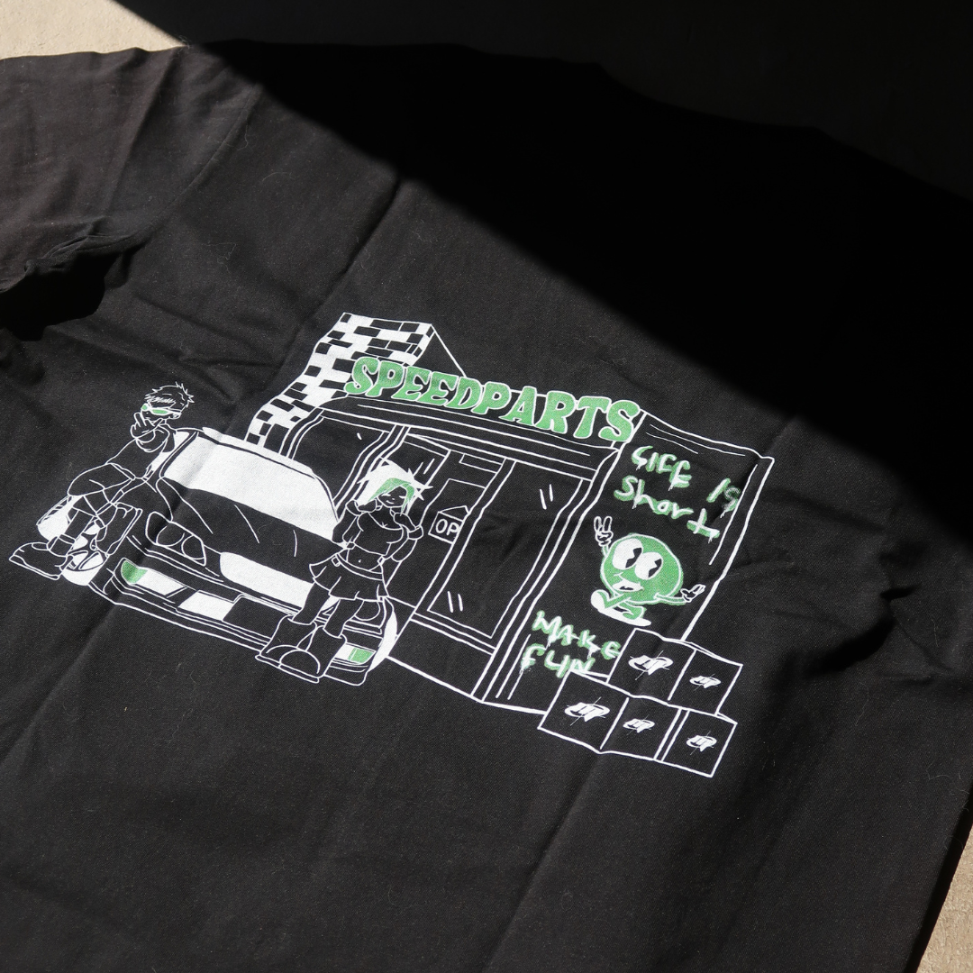 BLACK EXSTNC T-SHIRT
