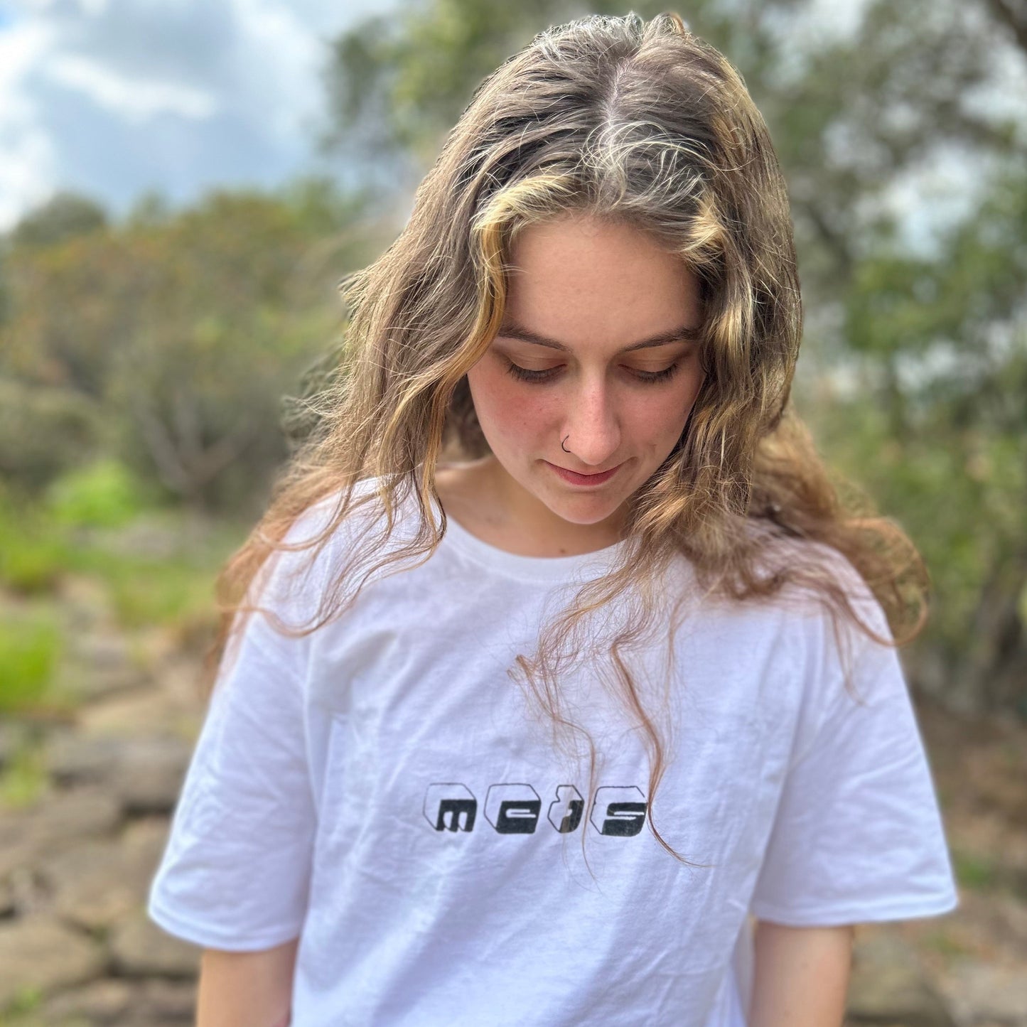 WHITE EXSTNC T-SHIRT