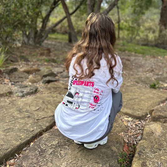 WHITE EXSTNC T-SHIRT