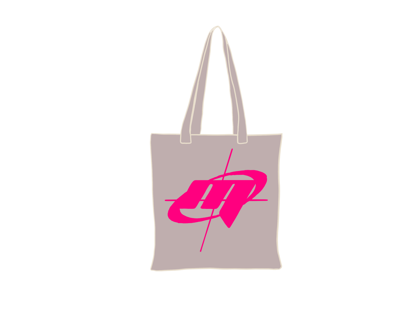 "M" LOGO Y2K TOTE